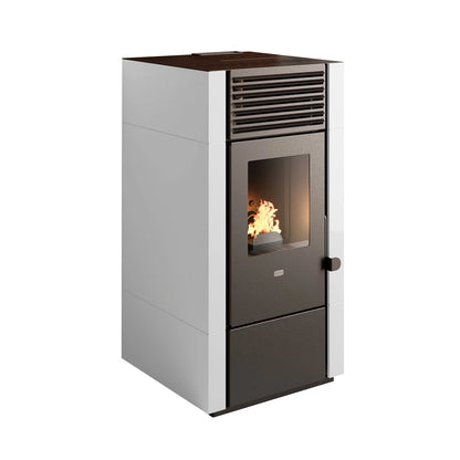 Soba pe peleti Poly - 2.5-9.5 kW Alb