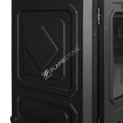 Soba de Fontă pe Lemne și Cărbuni FS-061 Troy - Eficiență Dublă, Design Modern