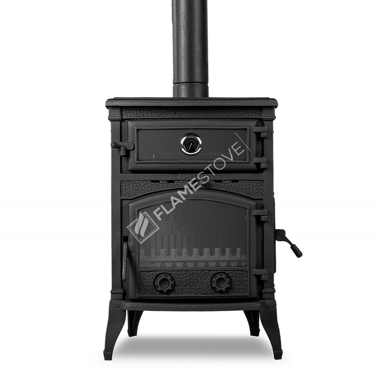 Sobă pe lemne și cărbuni FS-011YK Sirius Maxi cu 3 geamuri laterale, sticlă Schott Robax, ardere dublă, 18.21 kW - Eficiență maximă