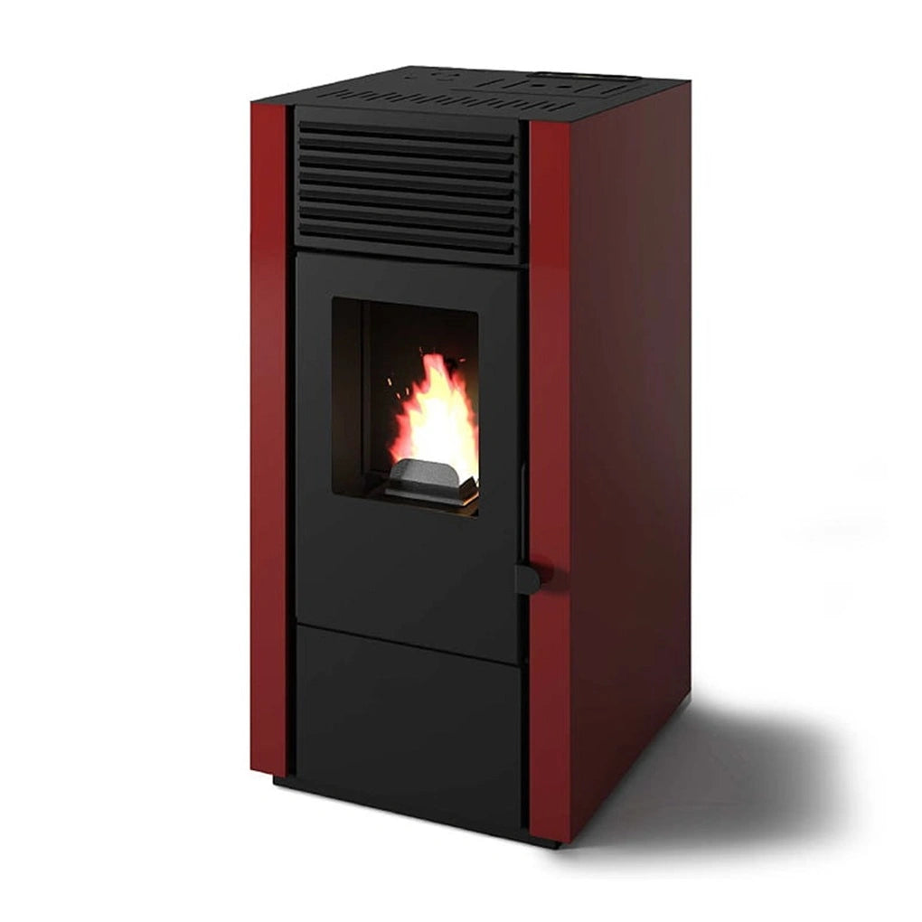 SOBA PELETI 2.5-9.5 KW - MARISA ROSU - 2 Ventilatoare