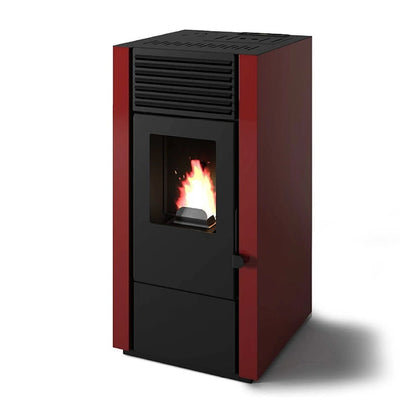 SOBA PELETI 2.5-9.5 KW - MARISA ROSU - 2 Ventilatoare