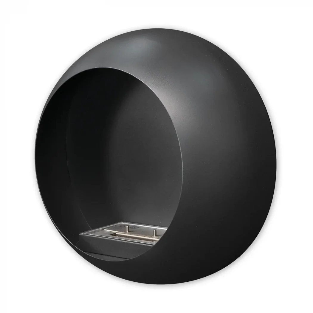 Șemineu pe Bioetanol Colorado - Montat pe Perete, Design Elegant Rotund