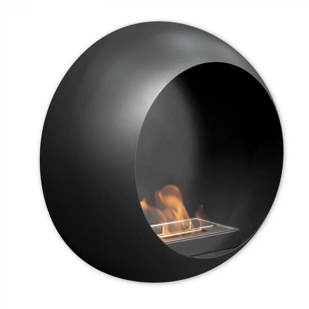 Șemineu pe Bioetanol Colorado - Montat pe Perete, Design Elegant Rotund
