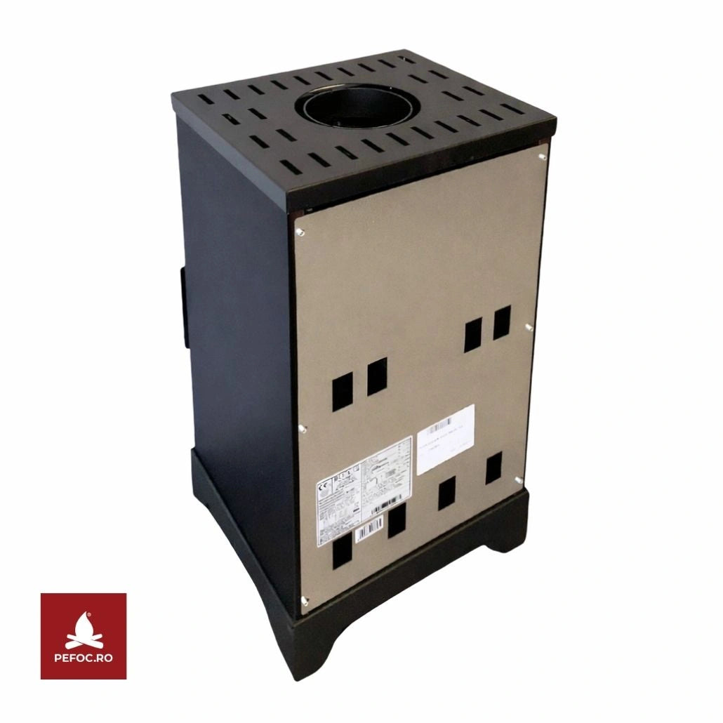 Soba pe lemne Luma 5-6kw - Negru