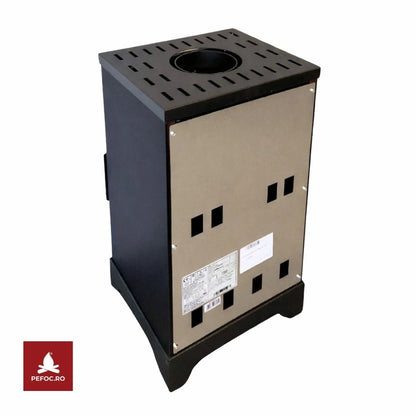 Soba pe lemne Luma 5-6kw - Negru