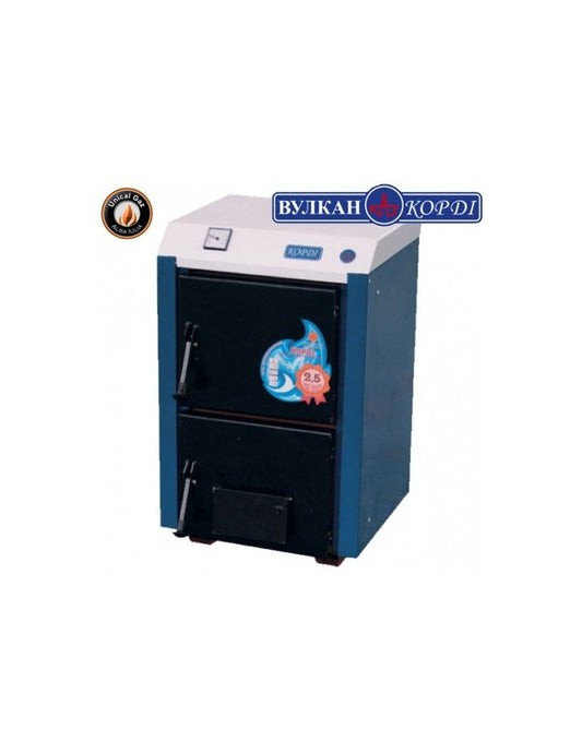 Calvin 10kW - centrală pe lemne și cărbune cu ardere clasică