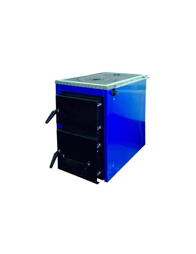 Calvin AKRO 16kW cu plită - centrală pe lemne și cărbune cu ardere clasică