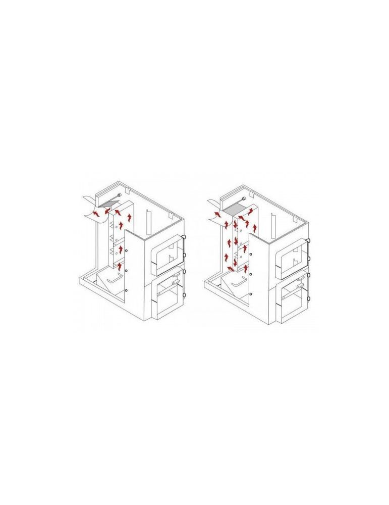 Calvin AKRO 16kW cu plită - centrală pe lemne și cărbune cu ardere clasică