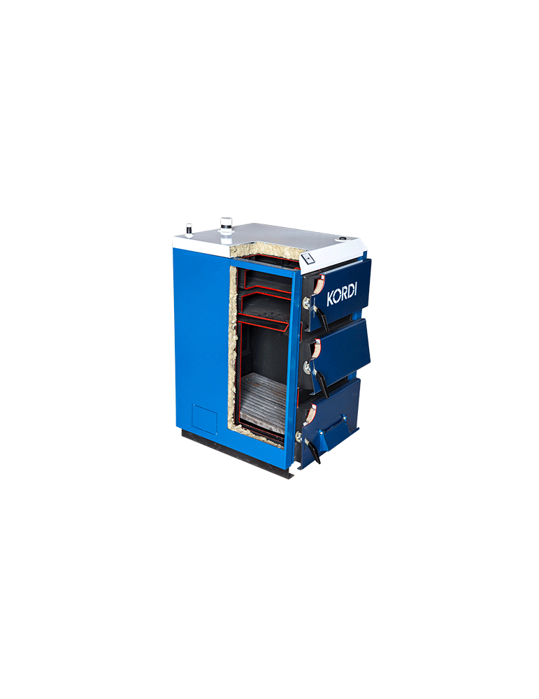Calvin ECO 26-30, 30kW - 6mm - centrală pe lemne, cărbune si bricheti