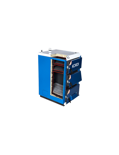 Calvin ECO 26-30, 30kW - 6mm - centrală pe lemne, cărbune si bricheti