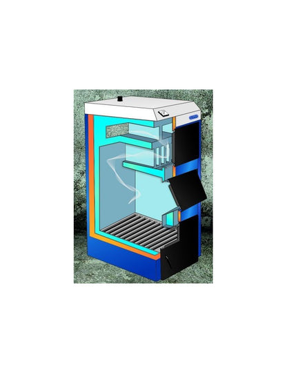 Calvin ECO 26-30, 30kW - 6mm - centrală pe lemne, cărbune si bricheti