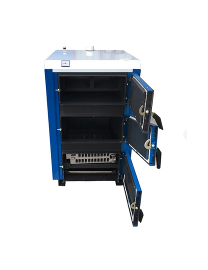 Calvin ECO 26-30, 30kW - 6mm - centrală pe lemne, cărbune si bricheti