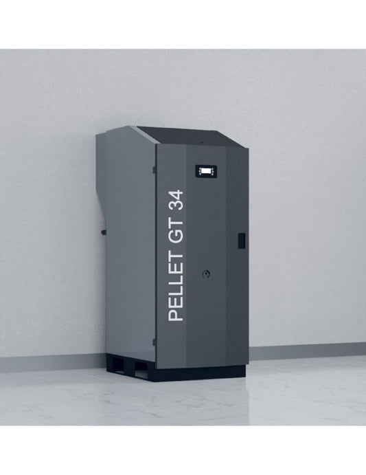 Calvin Pellet Boiler 34 Deluxe: Automatic, Digital Control, and Wi-Fi Ready
