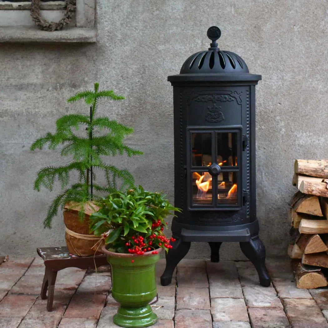 Șemineu Carl Bioetanol - Elegant și Durabil din Fontă, Perfect pentru Orice Casă