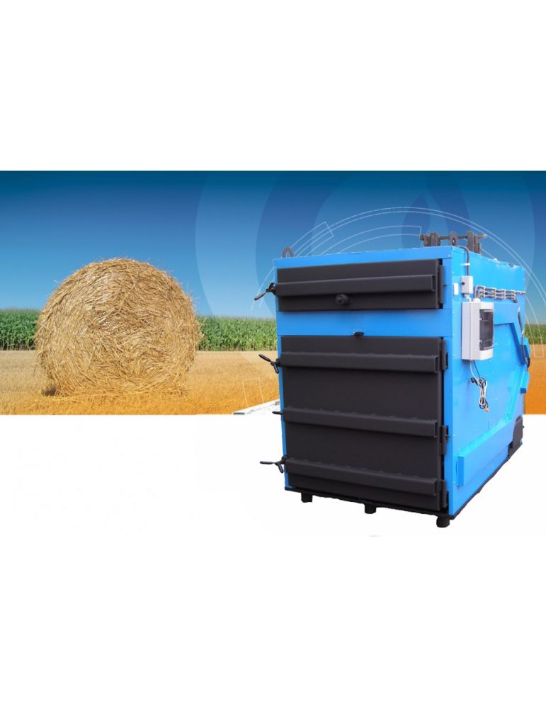AgroWarmer RM 30 - 100 KW Industrial Straw Bale Boiler