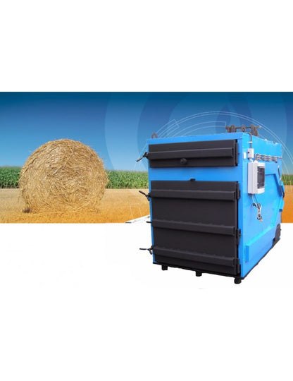 AgroWarmer RM 30 - 100 KW Industrial Straw Bale Boiler