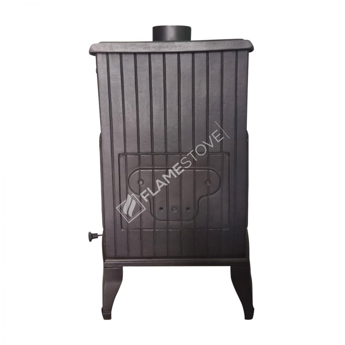 Soba Mega Sirius FS-013: Putere de 18 kW, Eficiență Ridicată, Ideală pentru Lemn și Cărbune, cu Sticlă Schott Robax și Sistem de Aerisire Posterior