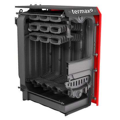 Centrală/Cazan fontă Termax Bio 34 kW, biomasă, Ø 147 mm, volum apă 48 litri