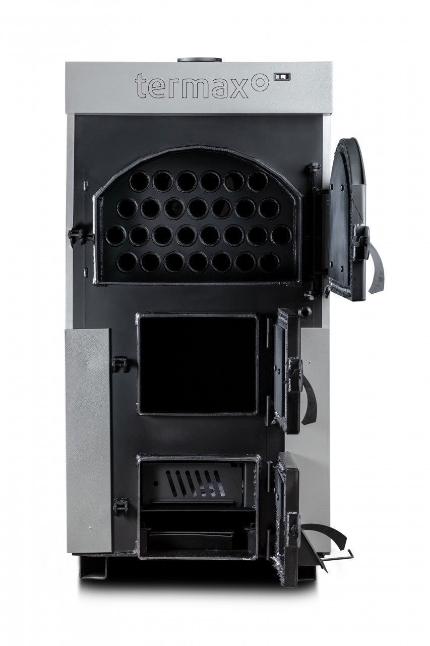 Centrală/Cazan pe lemne Termax Hercule 125 kW, industrial, volum manta apă 430 litri