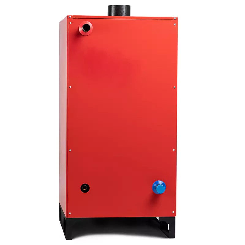 Centrală/Cazan pe lemne și cărbuni KOPH Panzzer 37 kW/45 kW cu regulator de tiraj inclus, Ø 160 mm, volum manta apă 80 litri