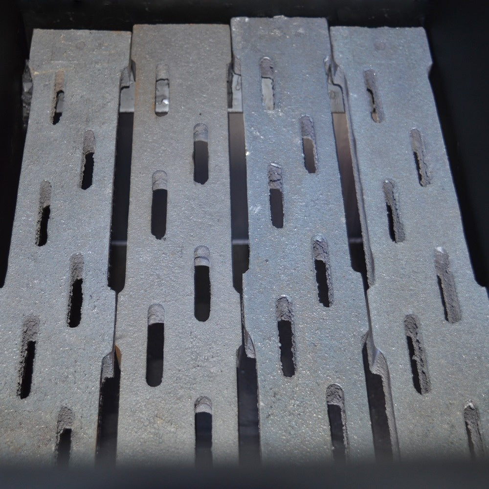 Centrală/Cazan pe lemn/cărbune Termax Grizzly 27 kW cu ventilator și automatizare, 180 m², Ø coș fum 180 mm, volum manta apă 105 litri, grosime focar 6 mm, randament 86%, 1695 x 1050 x 560 mm