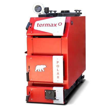 Centrala/Cazan pe lemn/carbune Termax Polar 40 kW cu ventilator si automatizare, 250 m²