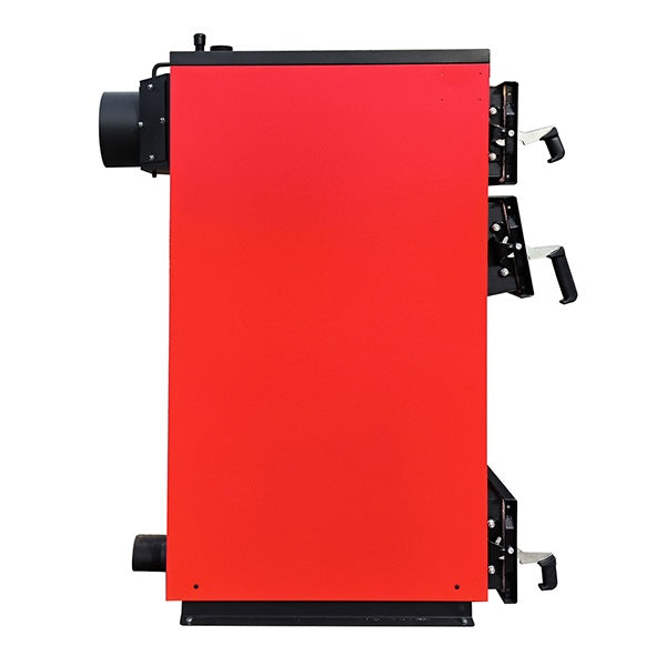 Centrala/Cazan pe lemn KOPH ECO 25 kW, cu ardere standard, 150 mp, volum manta apa 81 litri, diametru cos fum 159 mm, randament 86%