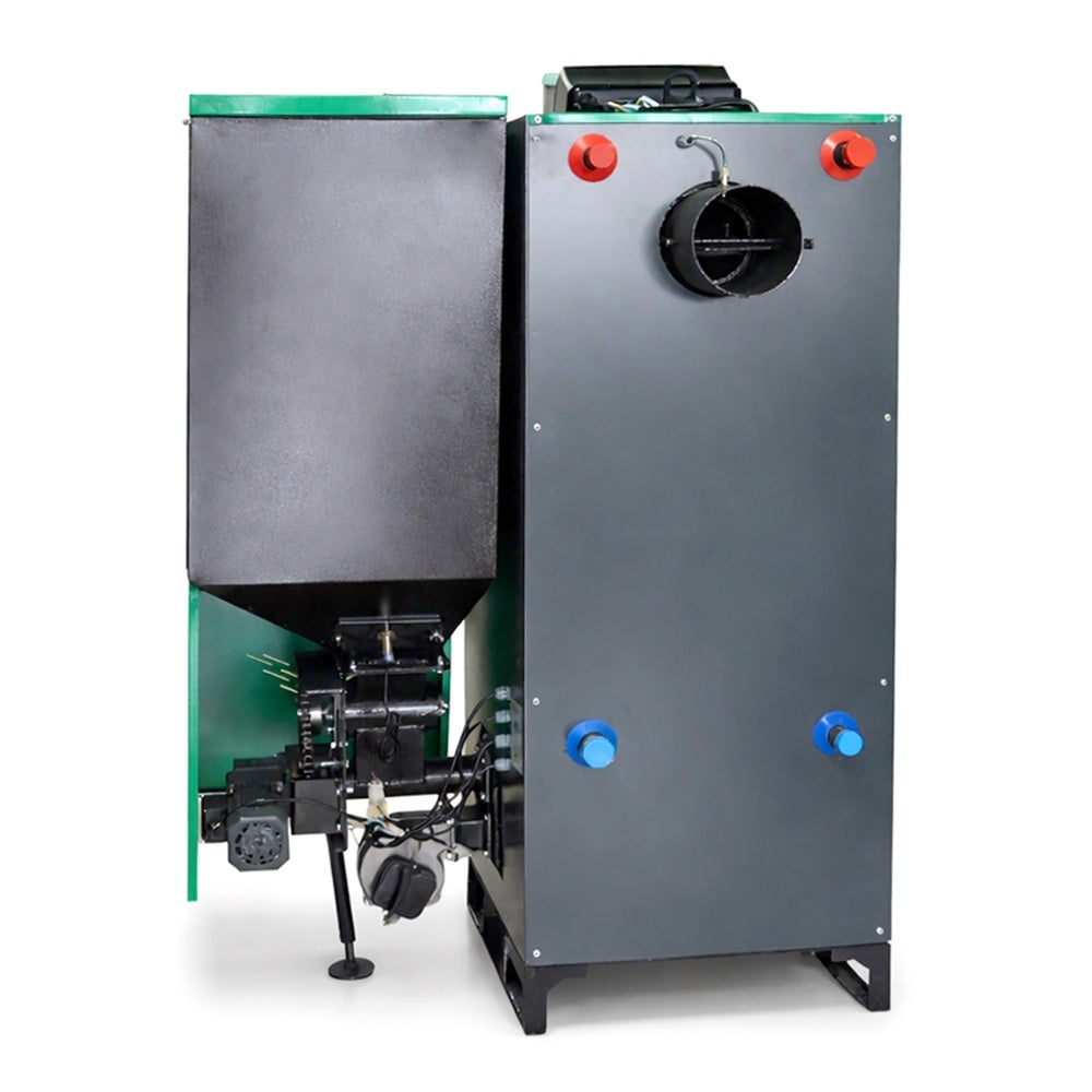 Centrala mixta lemn/pelet Termax 60 kW, 400 mp, volum manta apa 150 litri, diametru cos fum Ø180 mm