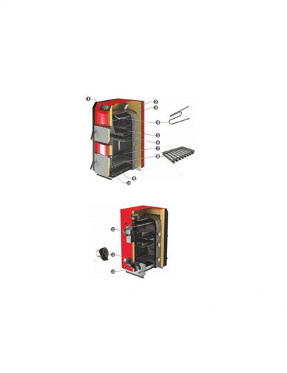 Sunsystem Burnit NWB PRIME 90 kW Solid Fuel Boiler for Central Heating