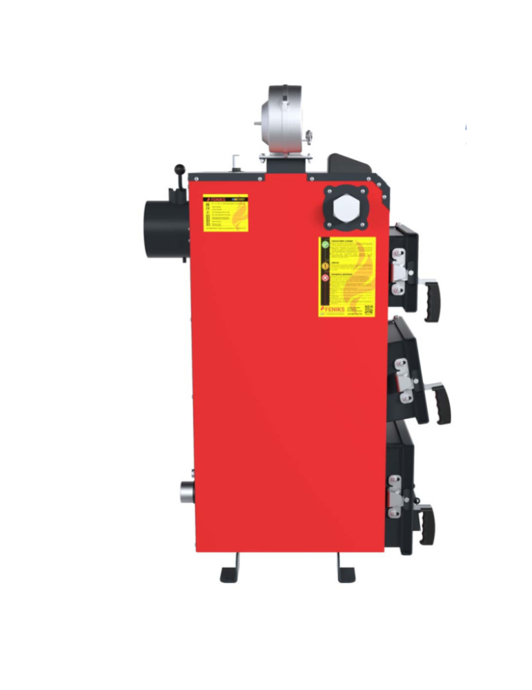 Feniks B 20 kW - centrală pe lemne cu ventilator și automatizare
