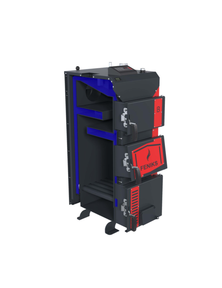 Feniks B 30 kW - Centrală pe lemne cu ventilator și automatizare