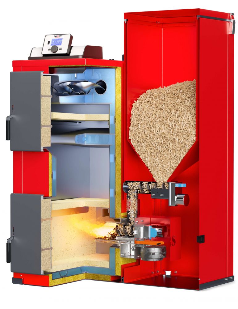 Firemax 20 KW Mixta Wood and Pellet Boiler (250 sqm)