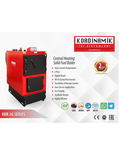 Centrală termică pe lemne Calvin KOR 3G 200 - 233 kW
