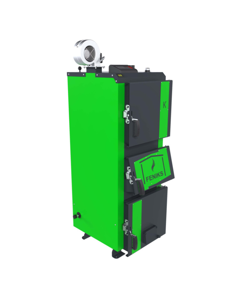 Feniks Premium 12 kW - centrală termică pe lemne, cărbune, bricheți