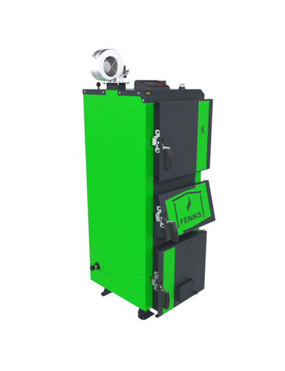 Feniks Premium 12 kW - centrală termică pe lemne, cărbune, bricheți