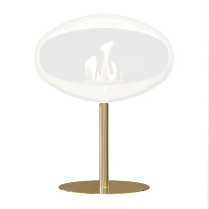 Bază din Alamă Lustruită Cocoon Pedestal - Suport Elegant pentru Șemineul Tău Bioetanol