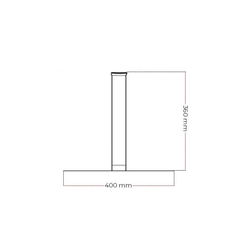 Bază din Alamă Lustruită Cocoon Pedestal - Suport Elegant pentru Șemineul Tău Bioetanol