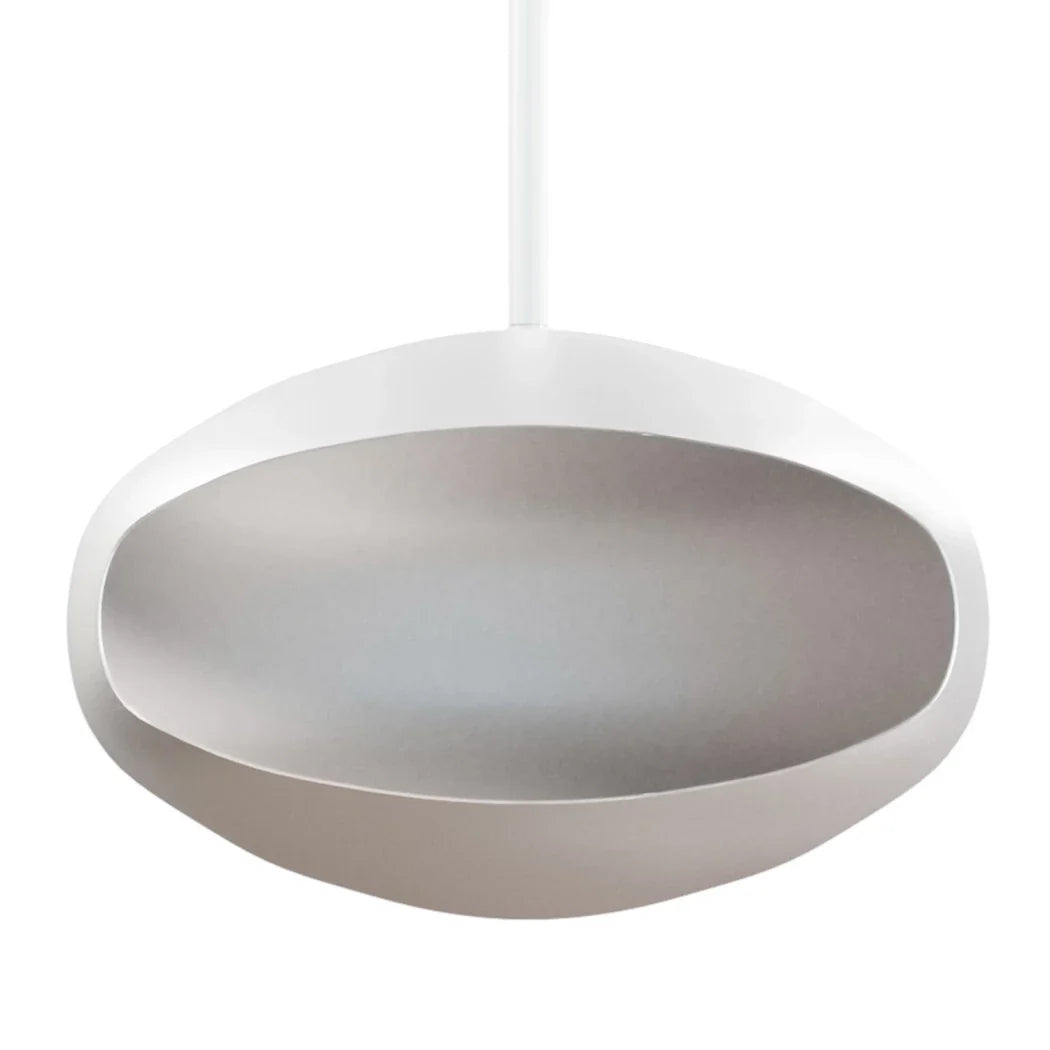 Șemineu pe Bioetanol Suspendat Cocoon Aeris - Alb Mat, Design Premiat