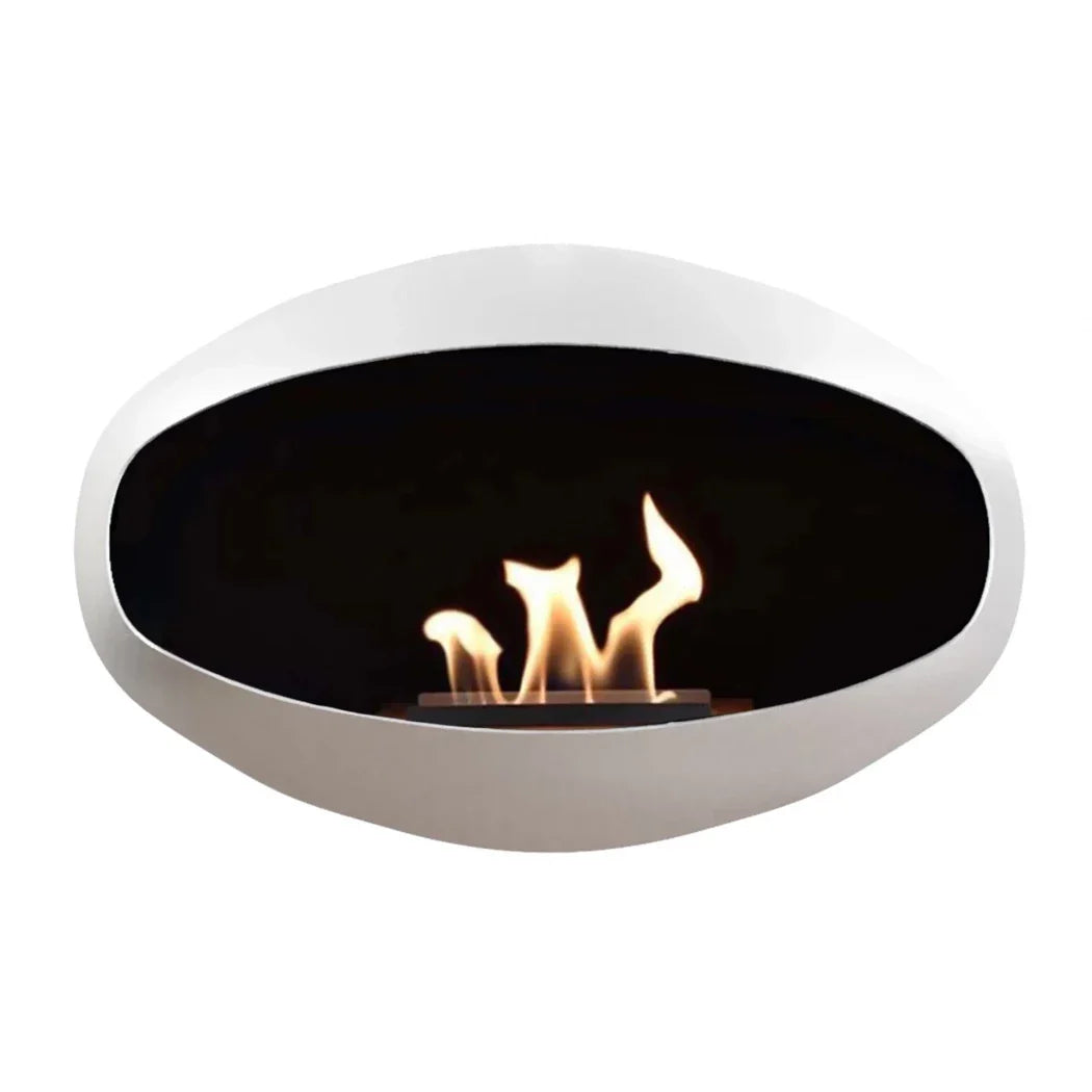 Carcasă de schimb Albă pentru șemineu Aeris/Pedestal - Design Modern