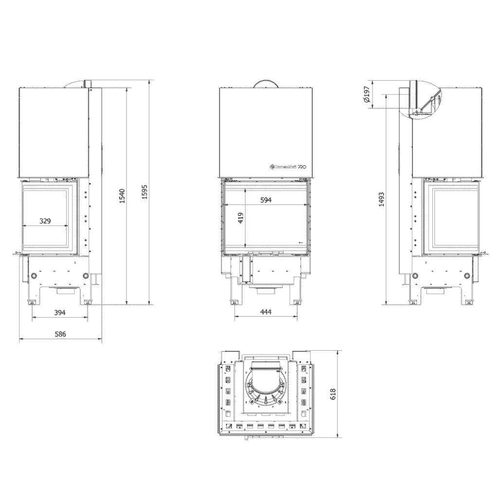 REGNOR 600/400 7kW - Samota neagra