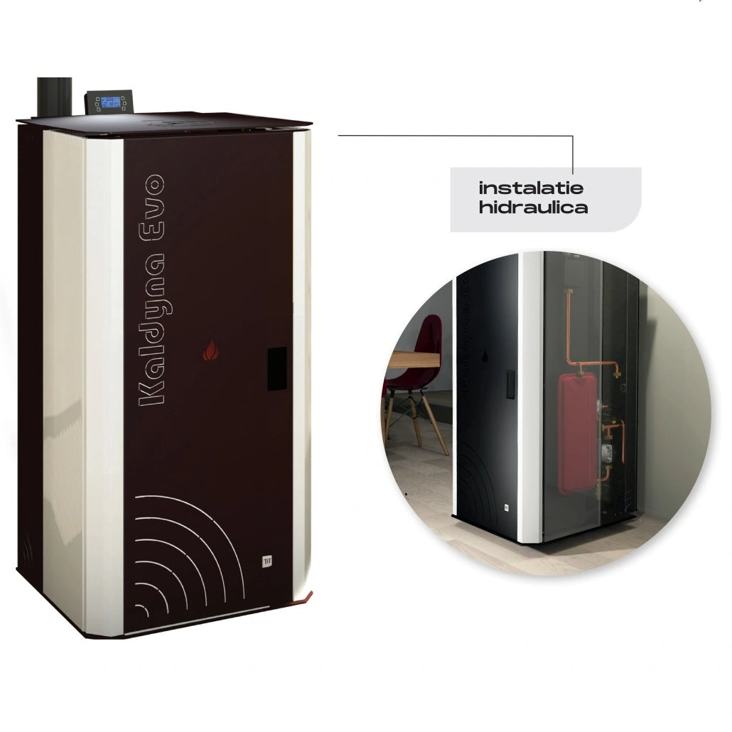 Centrala peleti TFT KALDYNA EVO 210 - 22kw autocuratare & WI-FI