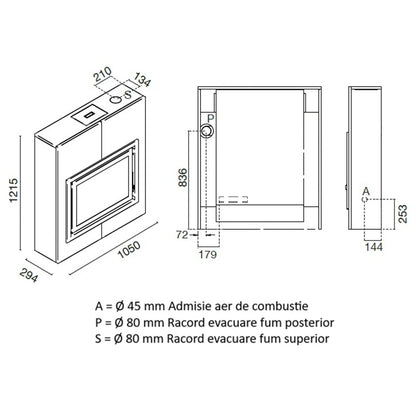 SEMINEU SLIM COMPLET 3.5-9 KW PELETI MIRKO ROSU
