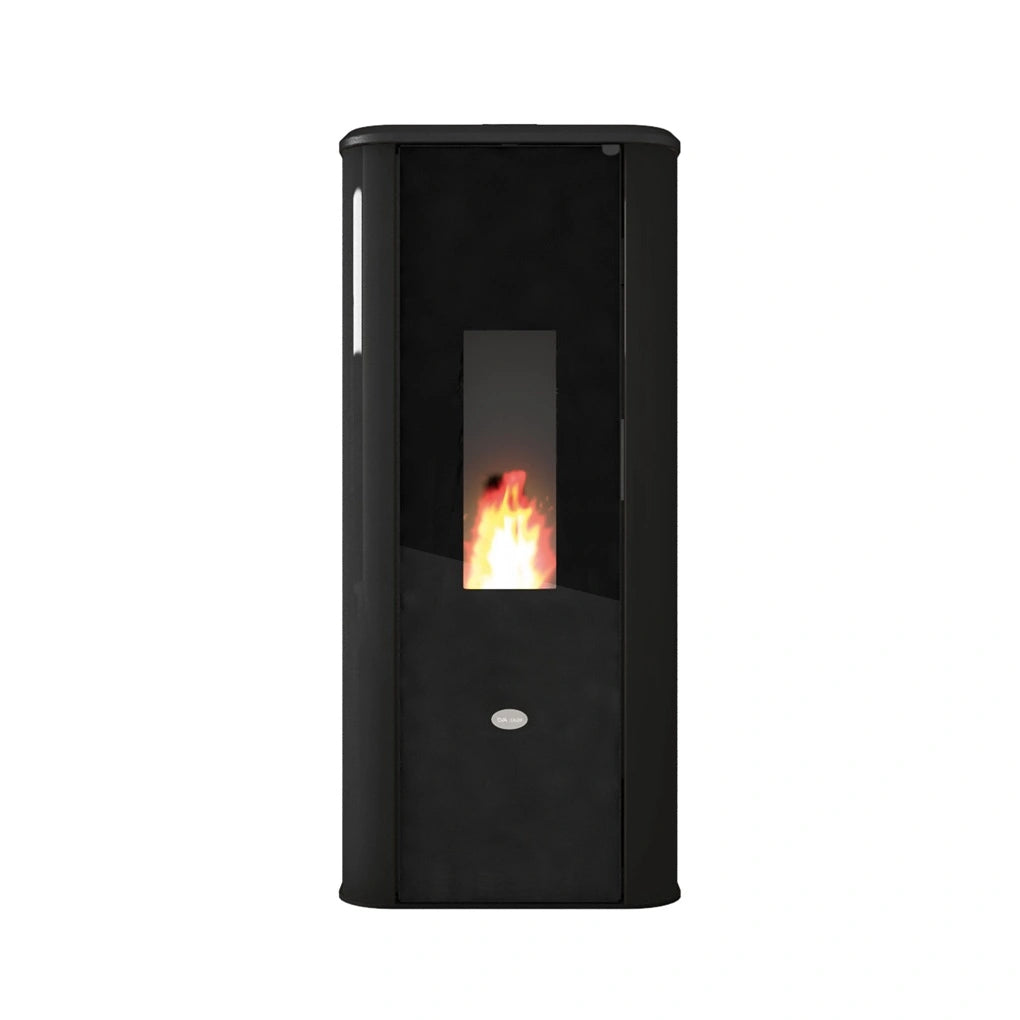 SOBA PELETI 3.1-9.6 KW SILENCE NEGRU - CONVECTIE NATURALA