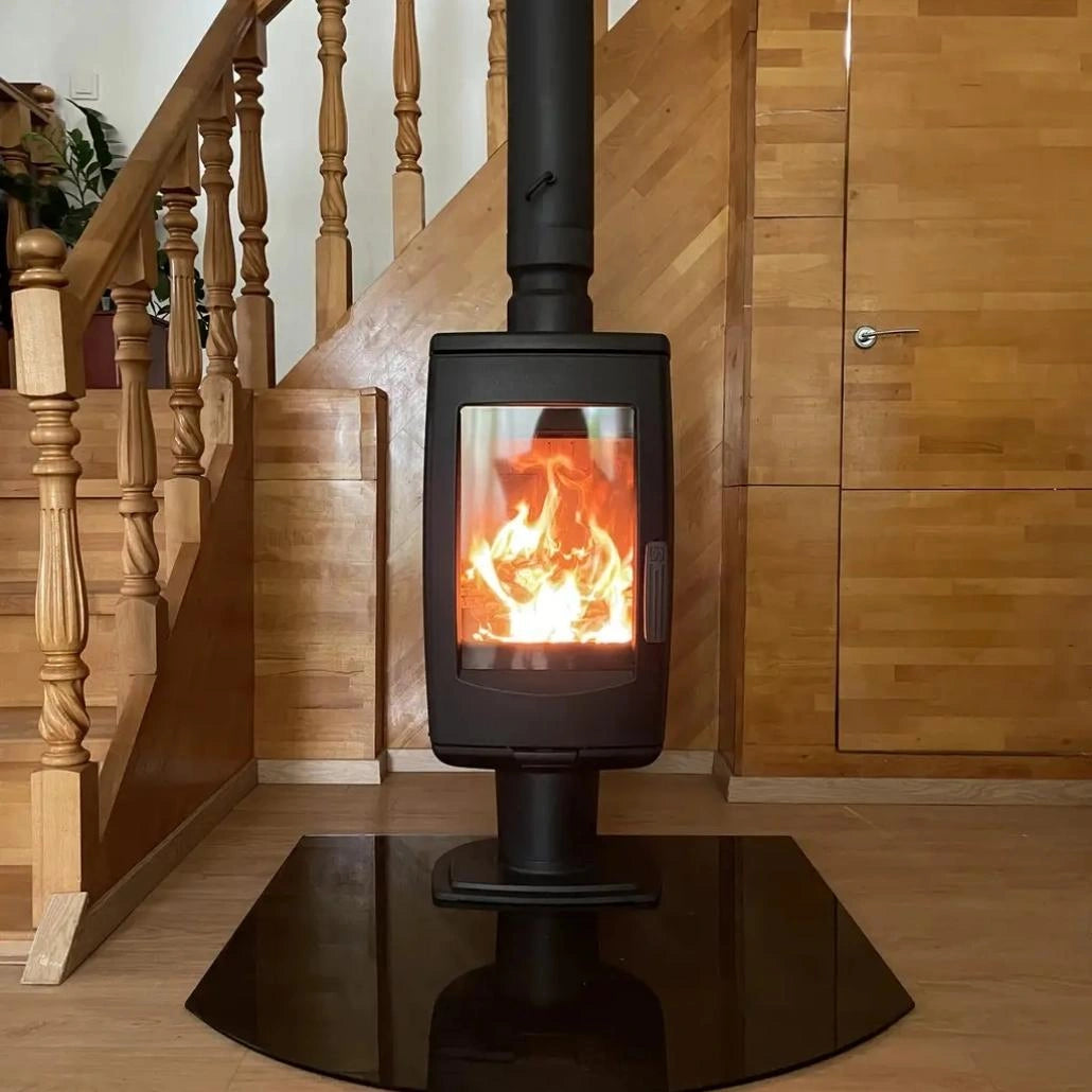 Sobă de fontă ARIA Gri - 8-11kW, eficiență A+