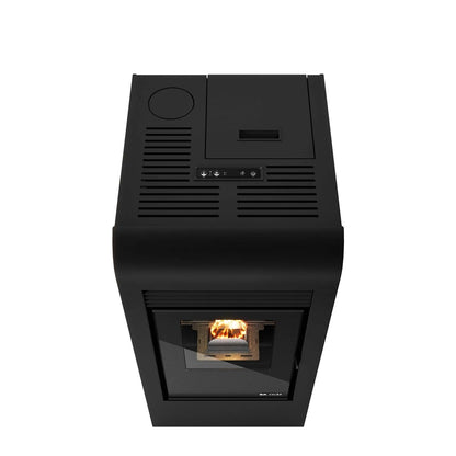 SOBA PE PELETI RITA PLUS 2.5-9.5 KW - ROSU