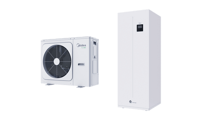 Midea All-in-One 8kW Heat Pump with 190L Integrated Boiler