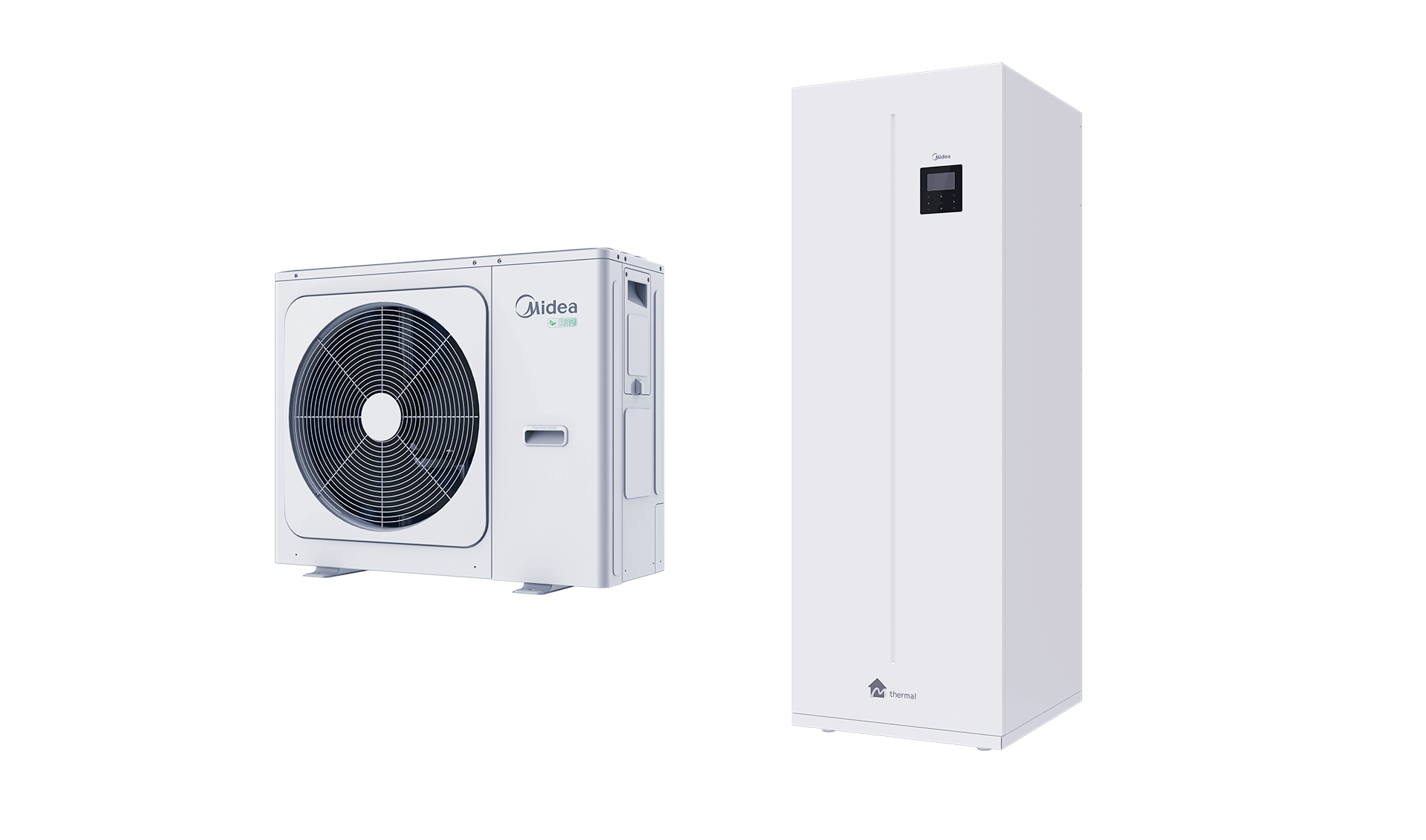 Midea All-in-One 4kW Heat Pump with 190L Integrated Boiler