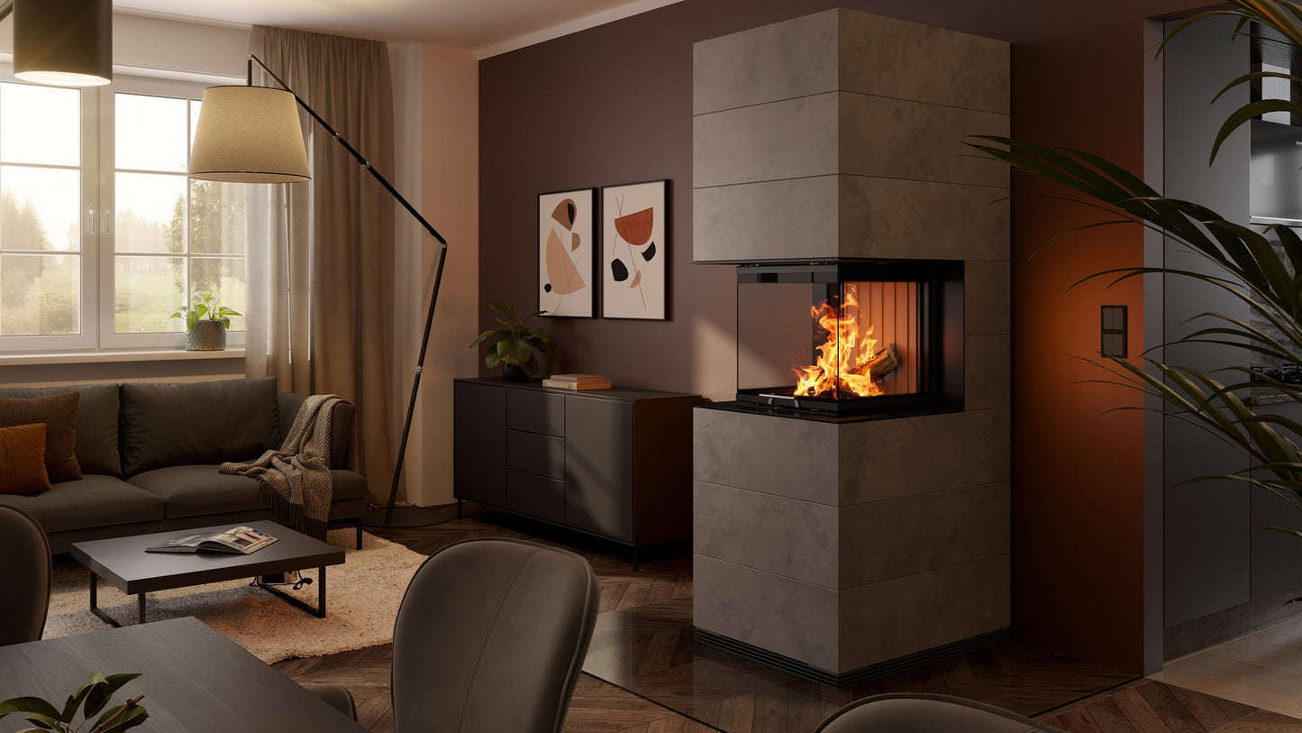 Șemineu modular SIM Arte U-50h 3/3 Spartherm