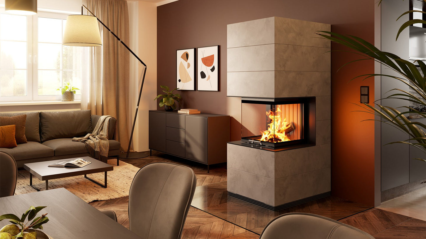 Șemineu modular SIM Arte U-50h 2/3 Spartherm