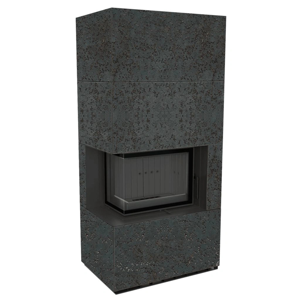 Flotek BOX 8 kW OXIDE NERO Sticla Stanga - Samota Neagra